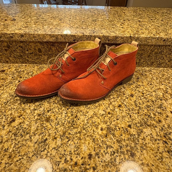 Bussola Sevilla Red Suede Chukka Boots- Euro 40 US 9.5 - Picture 3 of 11